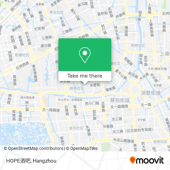 HOPE酒吧 map