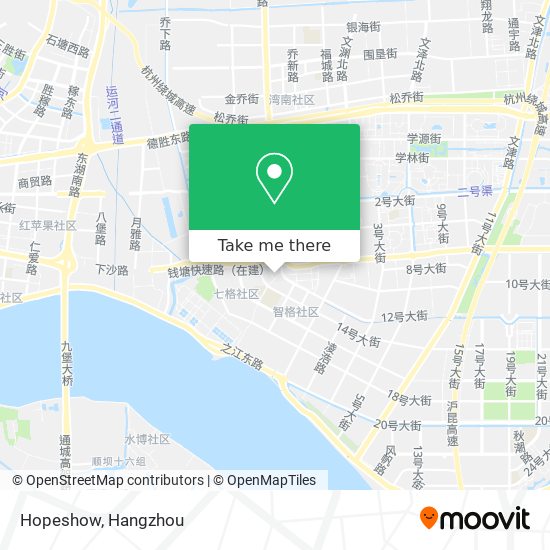 Hopeshow map
