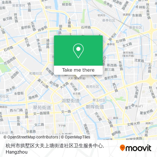 杭州市拱墅区大关上塘街道社区卫生服务中心 map