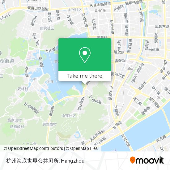 杭州海底世界公共厕所 map