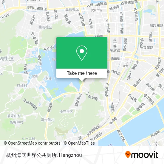杭州海底世界公共厕所 map