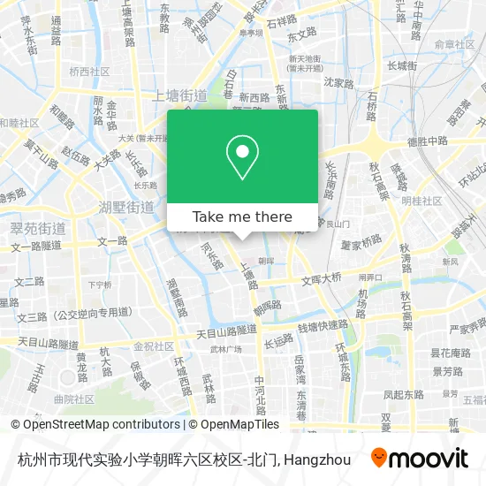 杭州市现代实验小学朝晖六区校区-北门 map