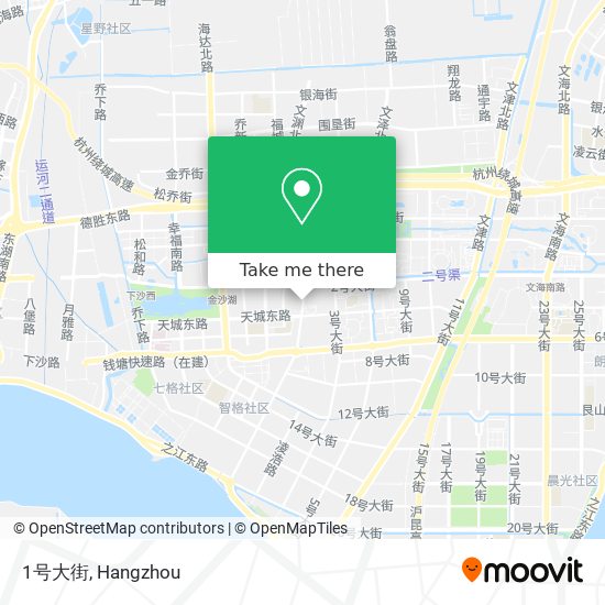 1号大街 map
