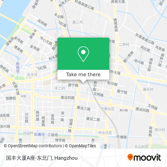 国丰大厦A座-东北门 map