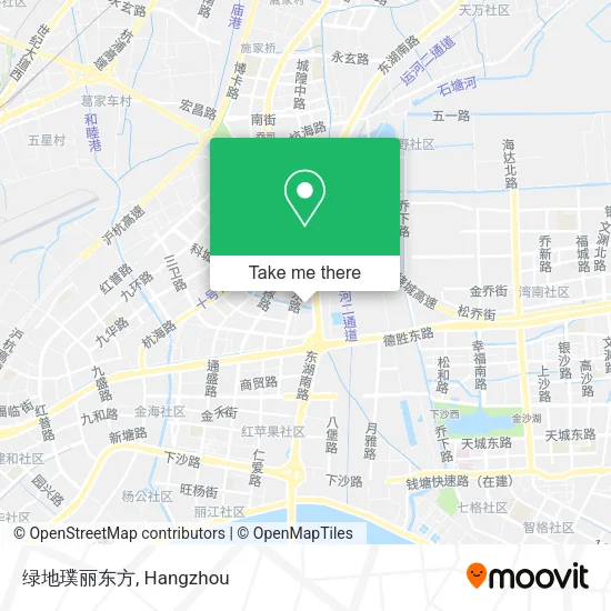 绿地璞丽东方 map