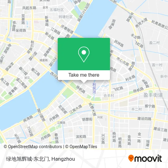 绿地旭辉城-东北门 map