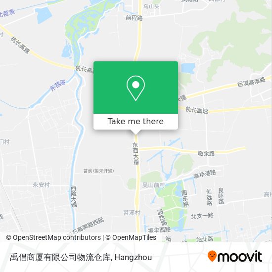 禹倡商厦有限公司物流仓库 map