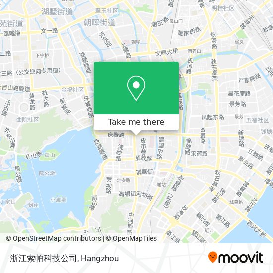 浙江索帕科技公司 map