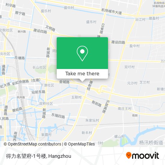 得力名望府-1号楼 map