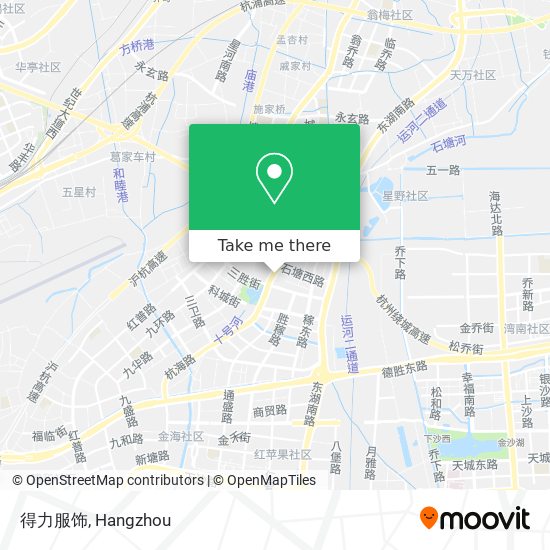 得力服饰 map