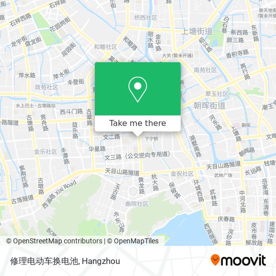 修理电动车换电池 map