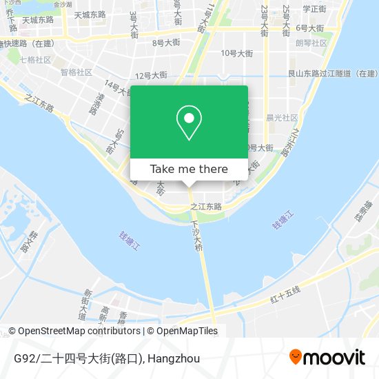 G92/二十四号大街(路口) map