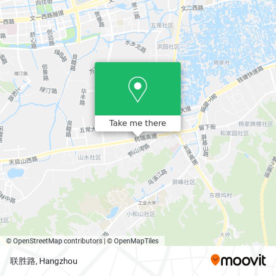联胜路 map