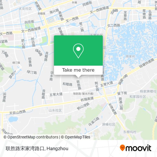 联胜路宋家湾路口 map
