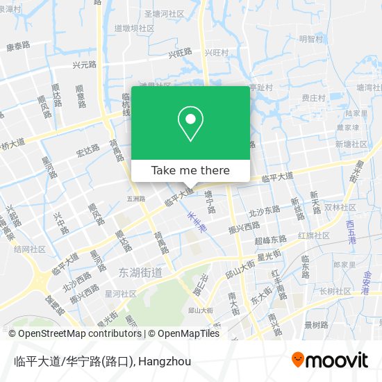 临平大道/华宁路(路口) map