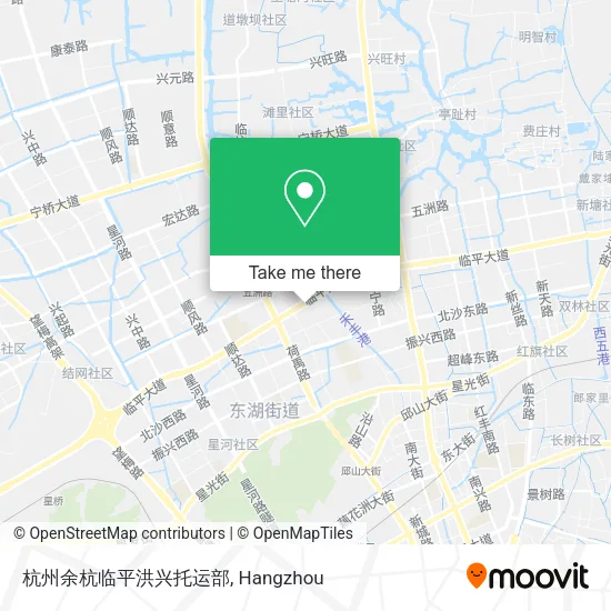 杭州余杭临平洪兴托运部 map