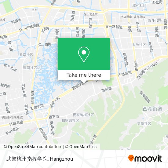 武警杭州指挥学院 map