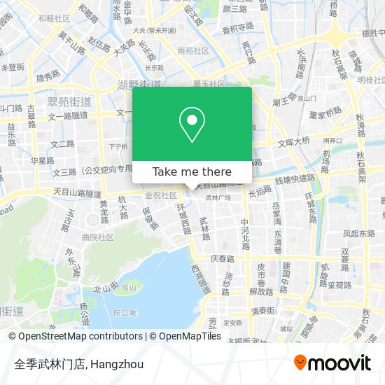 全季武林门店 map
