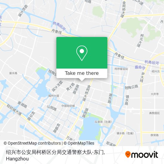 绍兴市公安局柯桥区分局交通警察大队-东门 map