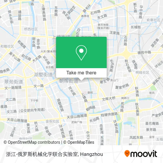 浙江-俄罗斯机械化学联合实验室 map
