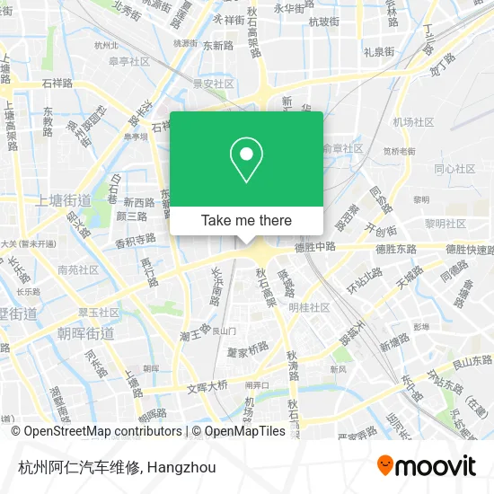 杭州阿仁汽车维修 map
