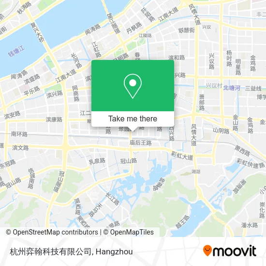 杭州弈翰科技有限公司 map