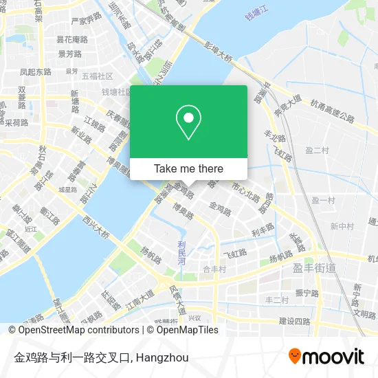 金鸡路与利一路交叉口 map