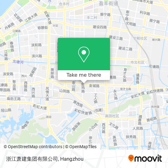 浙江萧建集团有限公司 map