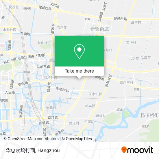 华忠次坞打面 map