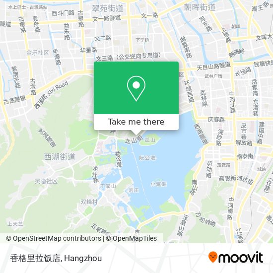 香格里拉饭店 map