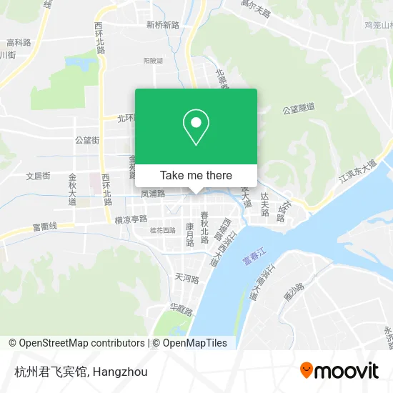 杭州君飞宾馆 map