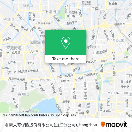 君康人寿保险股份有限公司(浙江分公司) map