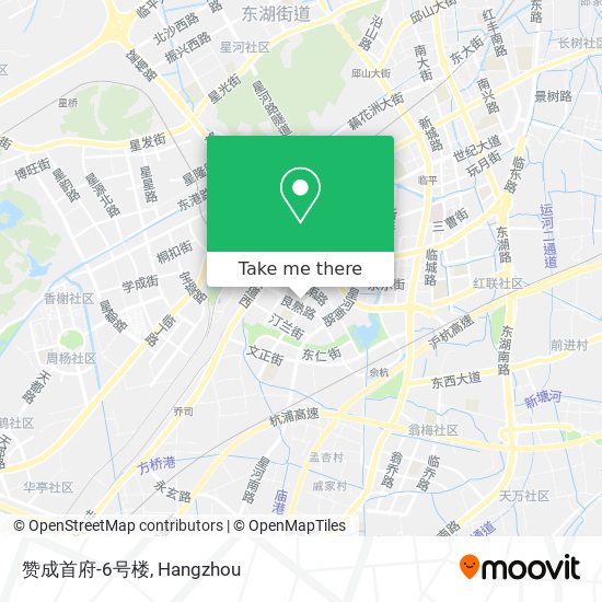 赞成首府-6号楼 map
