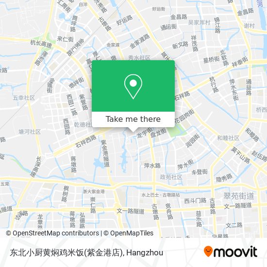 东北小厨黄焖鸡米饭(紫金港店) map