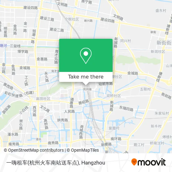 一嗨租车(杭州火车南站送车点) map