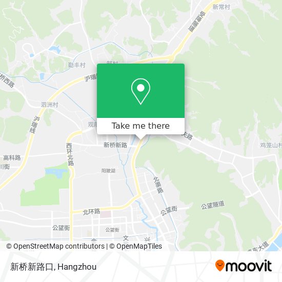 新桥新路口 map