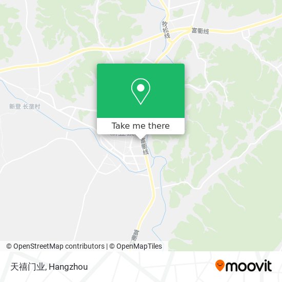 天禧门业 map