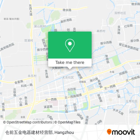 仓前五金电器建材经营部 map