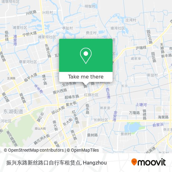 振兴东路新丝路口自行车租赁点 map