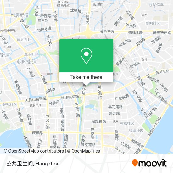 公共卫生间 map