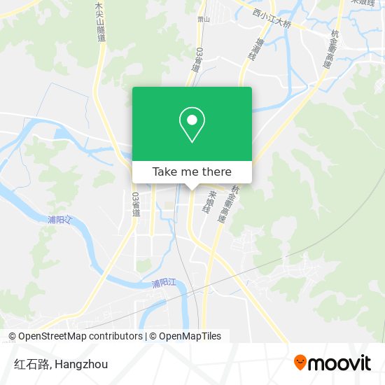 红石路 map