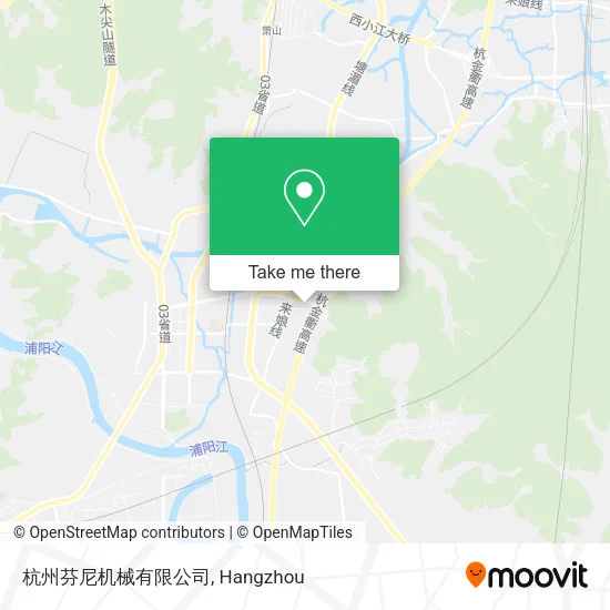 杭州芬尼机械有限公司 map