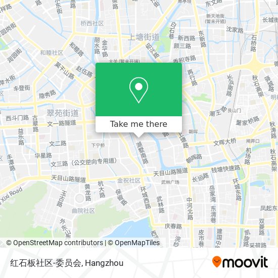 红石板社区-委员会 map