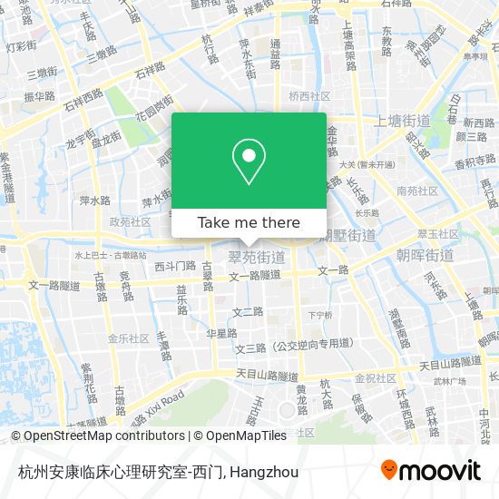 杭州安康临床心理研究室-西门 map