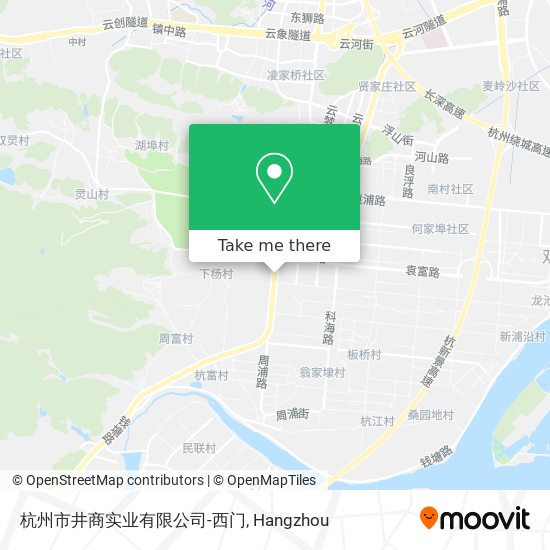 杭州市井商实业有限公司-西门 map