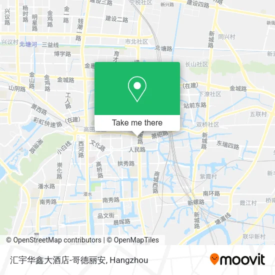 汇宇华鑫大酒店-哥德丽安 map