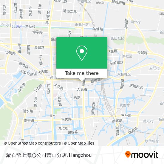 聚石斋上海总公司萧山分店 map