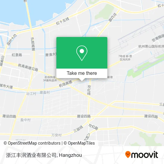 浙江丰润酒业有限公司 map