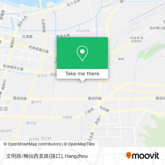 文明路/梅仙西直路(路口) map