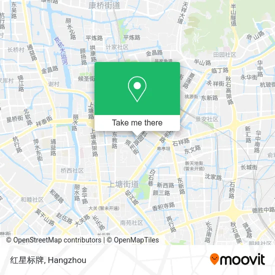 红星标牌 map